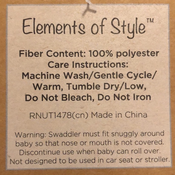 Baby Swaddler Ultra Soft 0-3M - Picture 4 of 4